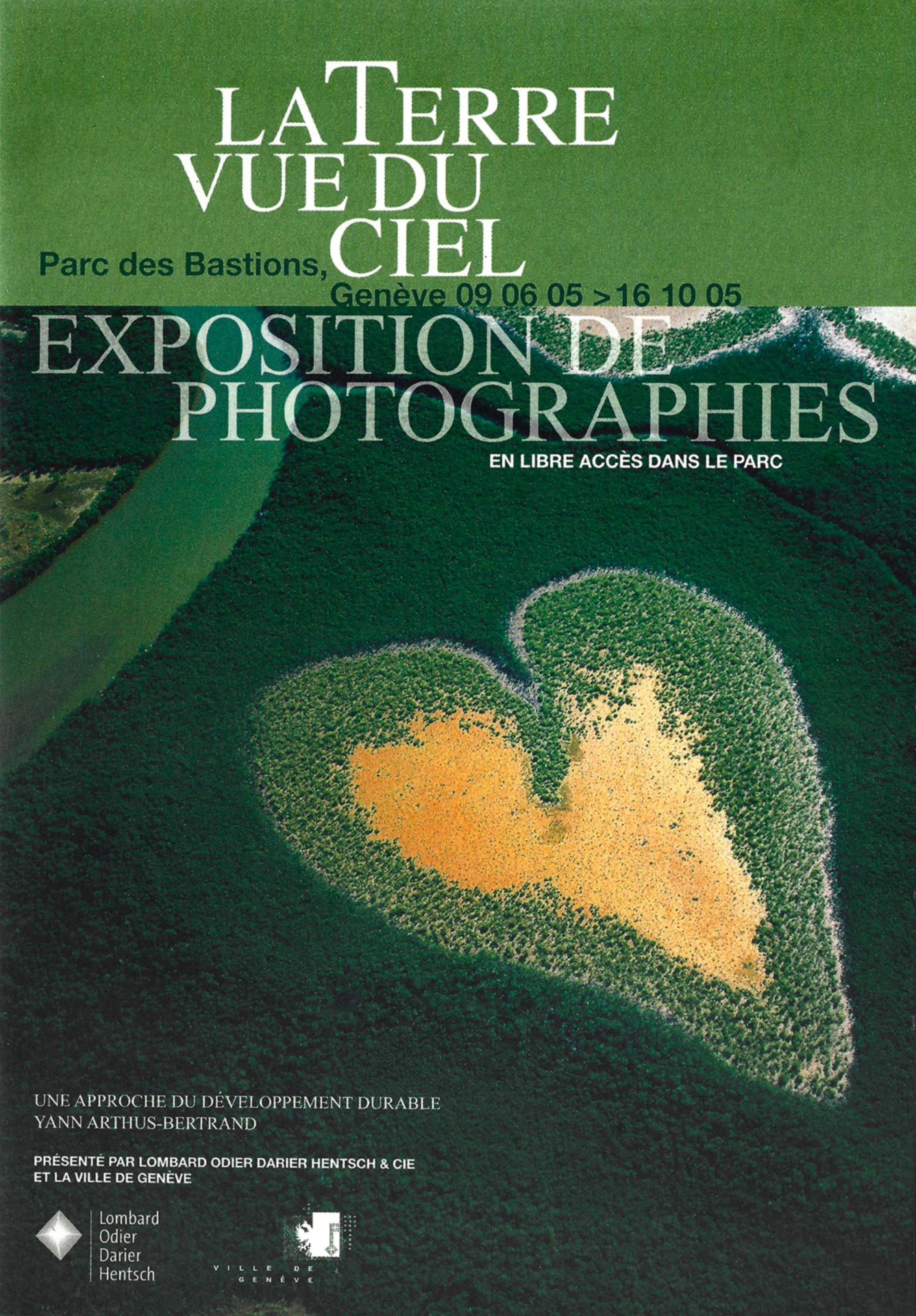 Exhibition Poster of "The Earth from Above" by Yann Arthus Bertrand
